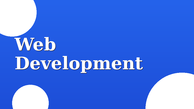 Web Development