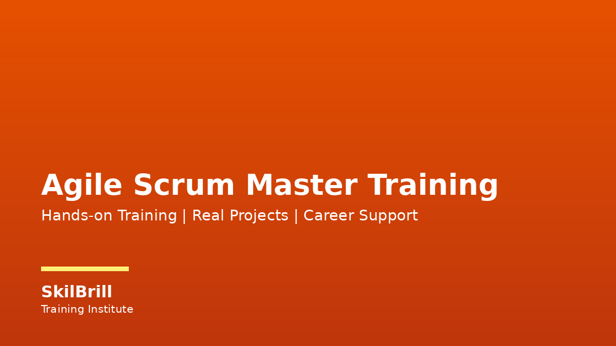 Agile Scrum Master Training