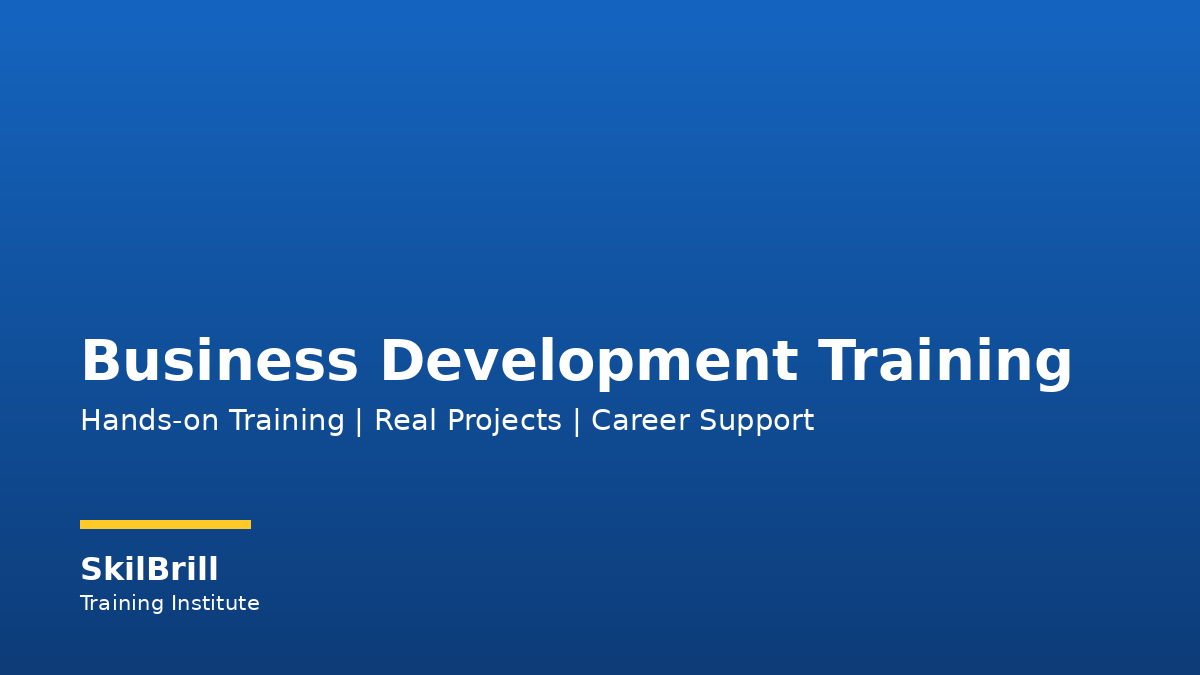 Business Development Training