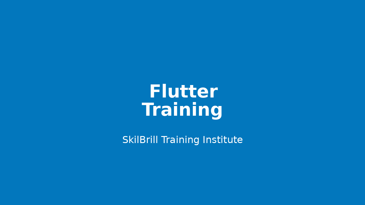 Flutter App Development Roadmap 2026: Complete Career Path for India