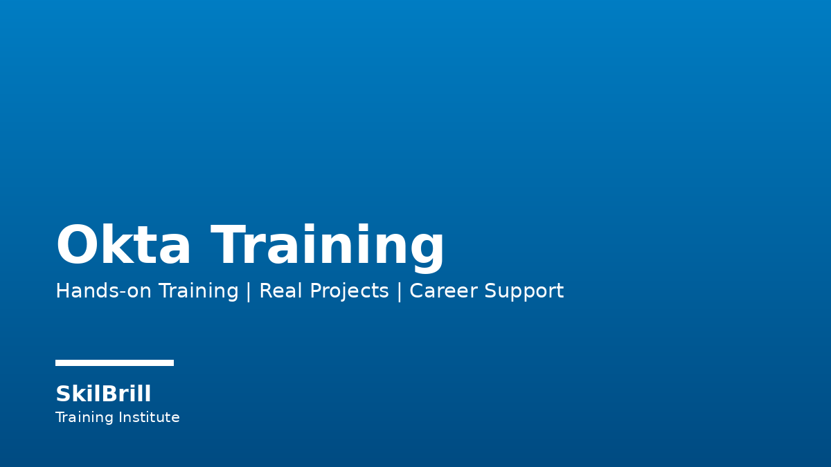Okta Training in Gurgaon