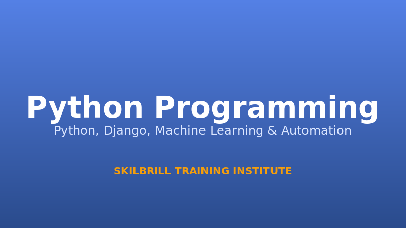 Python Programming