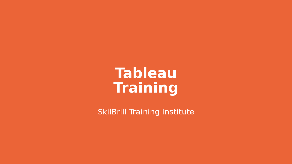 Tableau Roadmap 2026: Complete Career Path for India