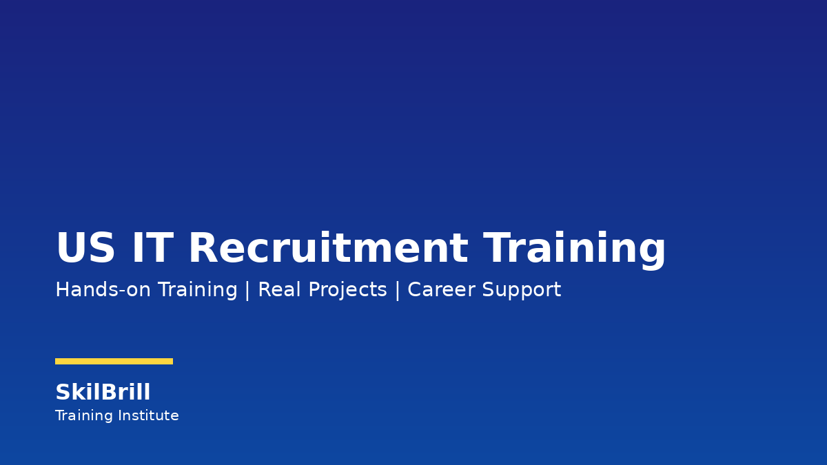 US IT Recruitment Training