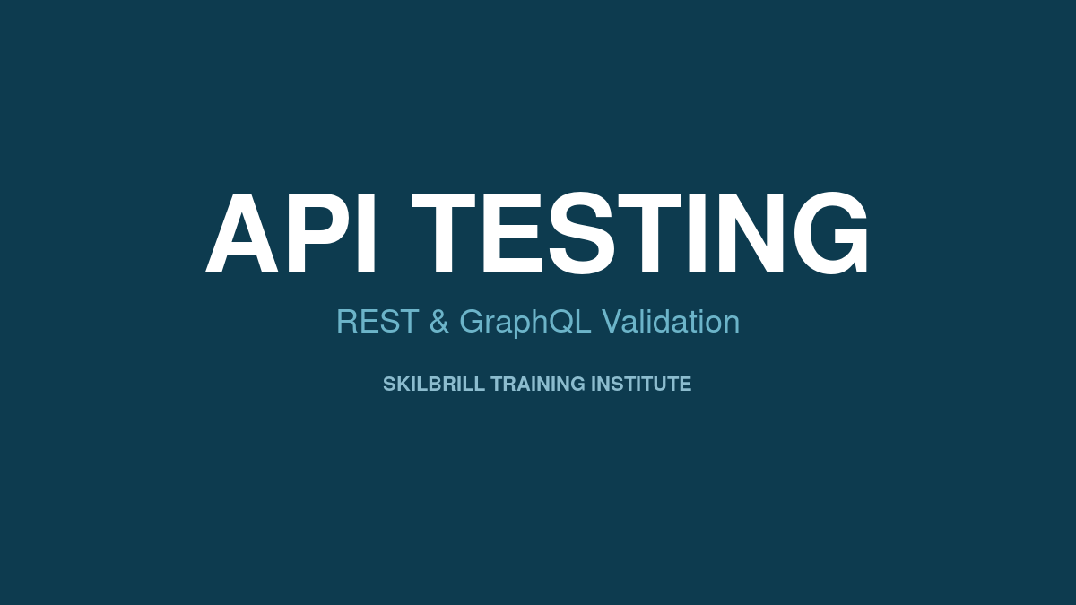 API Testing Training