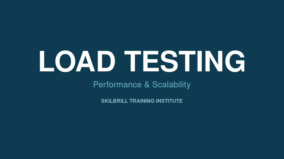 Load Testing Training