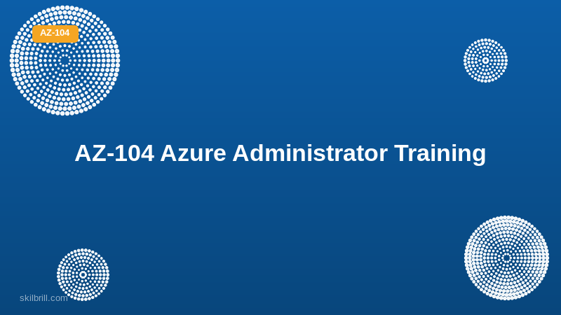 AZ-104 Microsoft Azure Administrator Certification Training